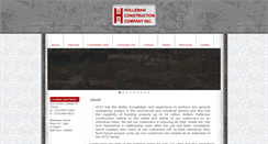 Desktop Screenshot of hollemanconstruction.com